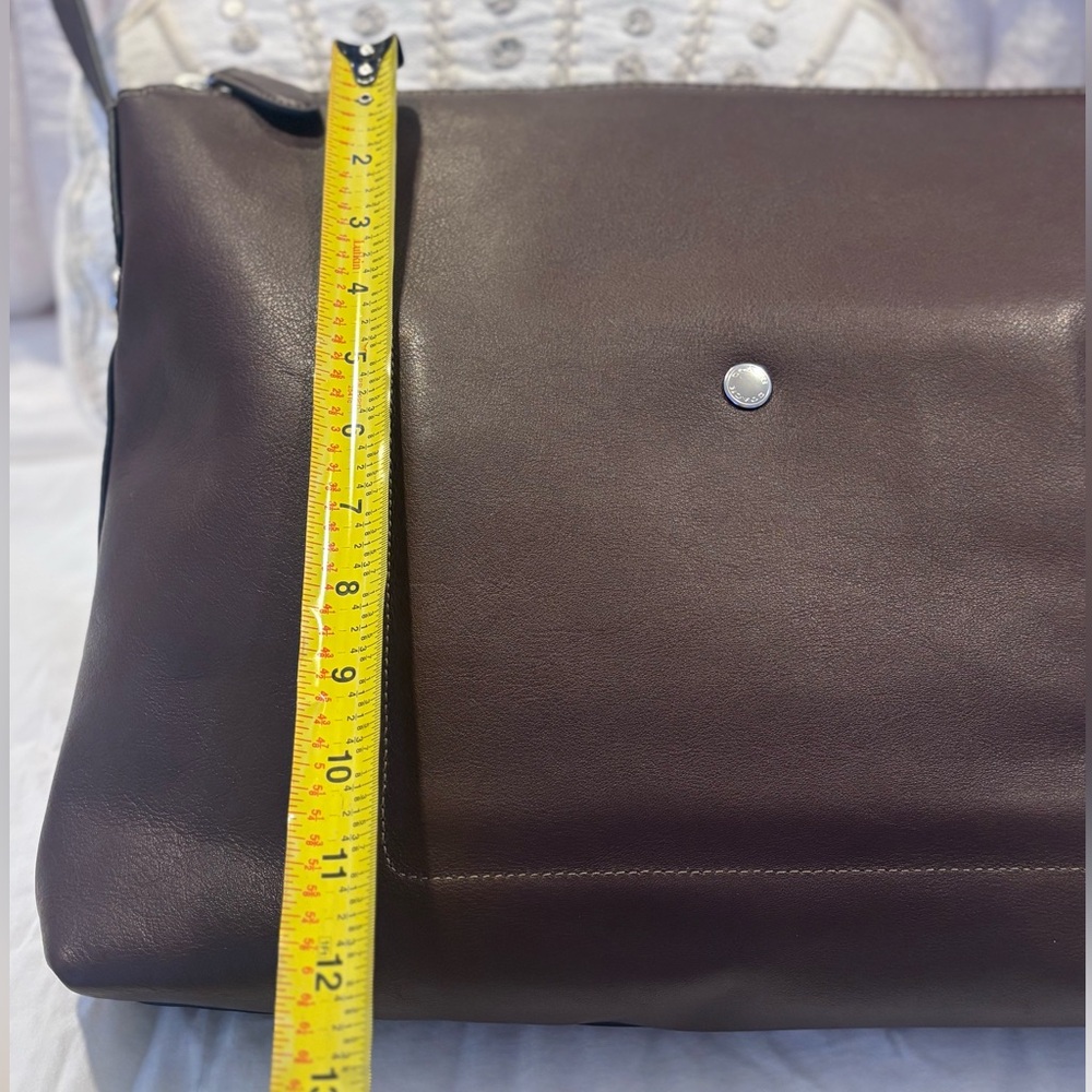 Coach Mott Messenger Bag 38/ Natural Grain Leather in Maple - Picture 4 of 12